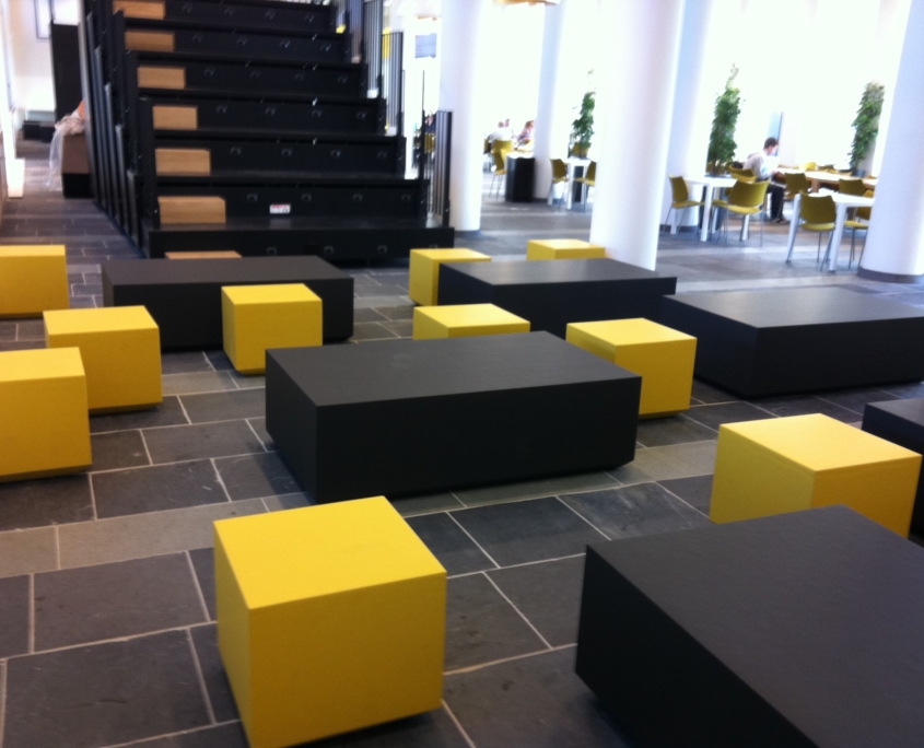 Coated foam, education, schoolfurniture, schoolinrichting, gecoat schuim, gecoatschuim, furniture, meubels