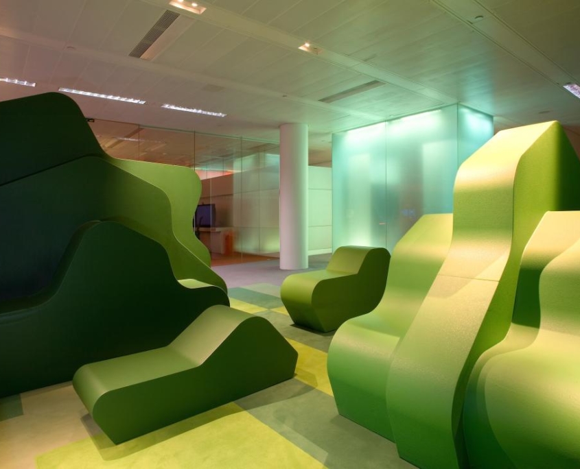 Coated foam, office environment,Public space, publiekeruimte, inrichting wachtruimte, gecoat schuim, gecoatschuim, furniture, meubels