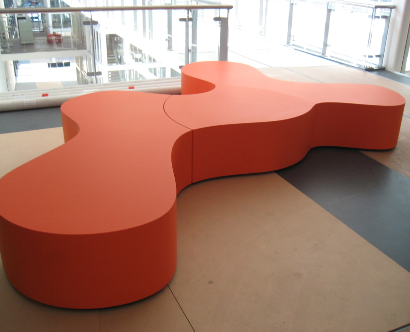 Coated foam, office environment,Public space, publiekeruimte, inrichting wachtruimte, gecoat schuim, gecoatschuim, furniture, meubels