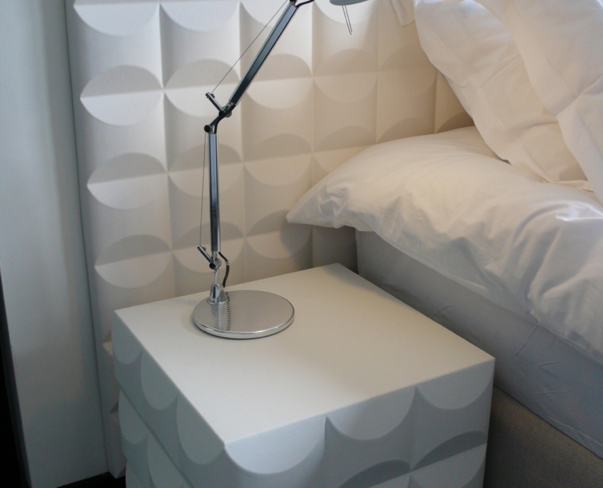 Coated foam, Hotel, Room, Acoustic solution, Wallstix